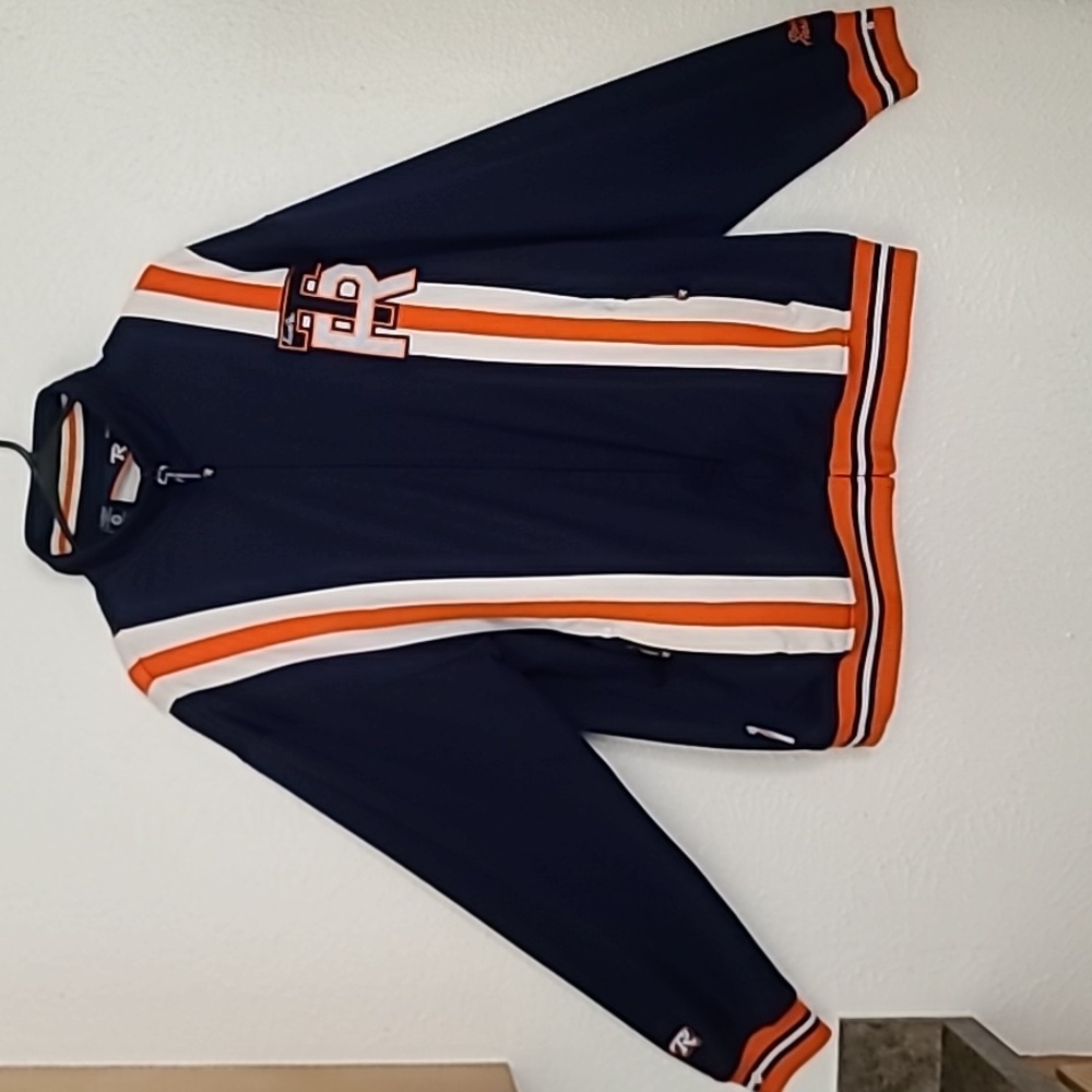 Roca Wear Team Roc Tour Vintage Mens Varsity Track Jacket Medium Weight Size XL